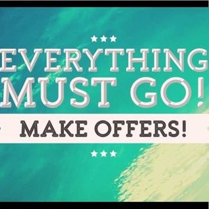 I am moving, everything must go!